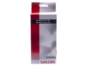 Simson Stuurlint Gel wit (racefiets, schokabsorberend, comfortabel)