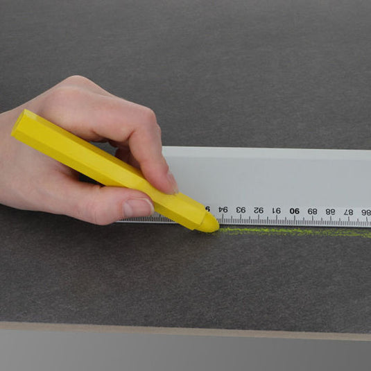 Connex krijt markeerkrijt vettig geel 12 stuks