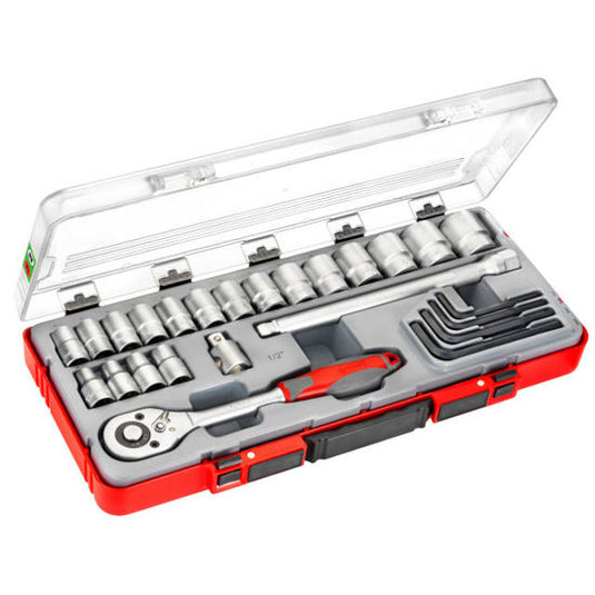 Connex dopsleutelset profi 12 22 delig