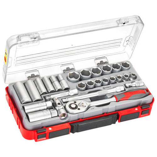 Connex dopsleutelset profi 38 27 delig