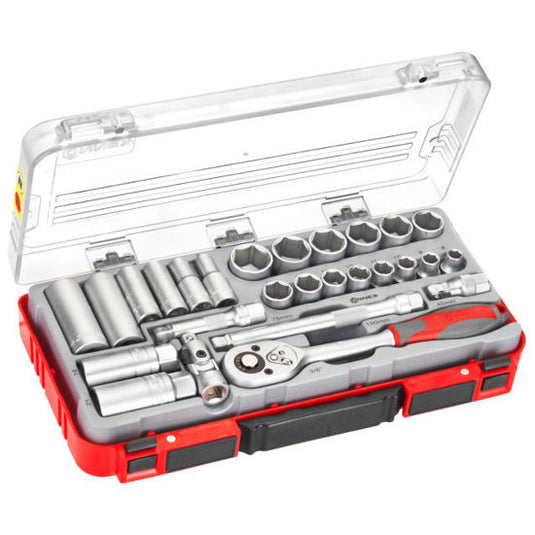 Connex dopsleutelset profi 38 27 delig