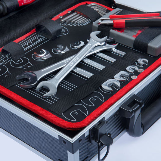 Connex gereedschapskoffer 100 delig alukoffer