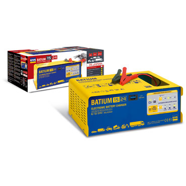 Gys batium 15 24 accu lader | professioneel | 230v | 6-12-24v | 450w - 5192024526