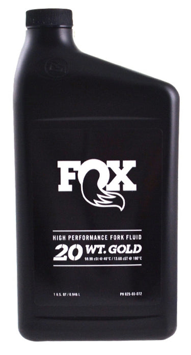 Fox racing shox am oil bath 32oz 20wt gold