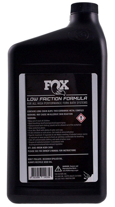 Fox racing shox am oil bath 32oz 20wt gold