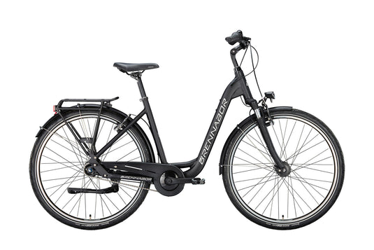 Brennabor trekkingfiets t-42 mod. 24 bike trekking t-42 28 55 wave 7sp.black white