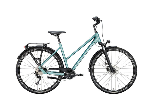Brennabor trekkingfiets t-44 mod. 24 bike trekking t-44 28 55 trap. 16sp. blue silver