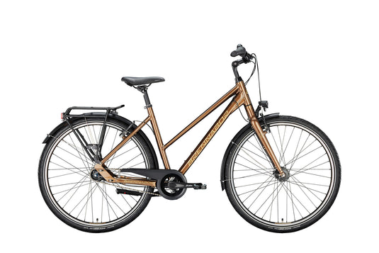 Brennabor trekkingfiets t-47 mod. 24 bike trekking t-47 28 55 trap. 7sp.brown beige