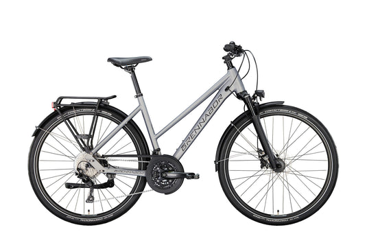 Brennabor trekkingfiets t-62 mod. 24 bike trekking t-62 28 55 trap. 30sp. grey black