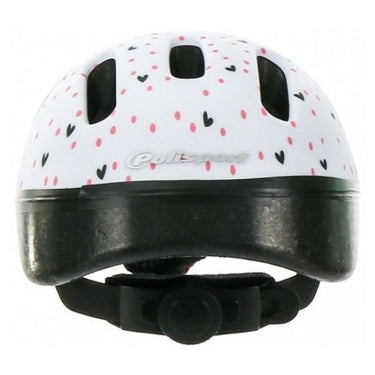Polisport kinderhelm Hoggy. maat: XXS (44 48 cm), kleur: wit roze mat