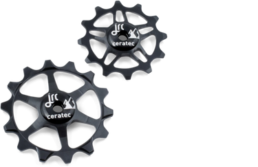 Jrc - keramische derailleurwiel set sram eagle xx1, x01, gx, nx, sx 12 14t zwart