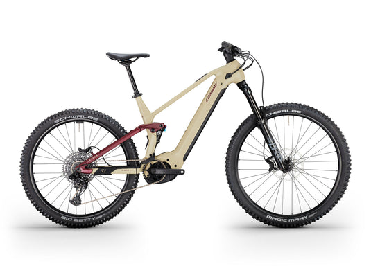 Conway elektrische mtb full-suspension xyron s 5.0 carbon (#1) ebike conw.xyron s5.0 ca. 29 27 12sp 40 des. plum