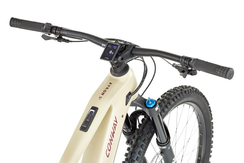 Load image into Gallery viewer, Conway elektrische mtb full-suspension xyron s 5.0 carbon (#1) ebike conw.xyron s5.0 ca. 29 27 12sp 40 des. plum
