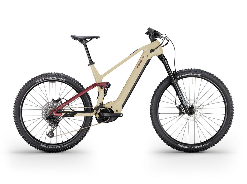 Load image into Gallery viewer, Conway elektrische mtb full-suspension xyron s 5.0 carbon (#1) ebike conw.xyron s5.0 ca. 29 27 12sp 52 des. plum
