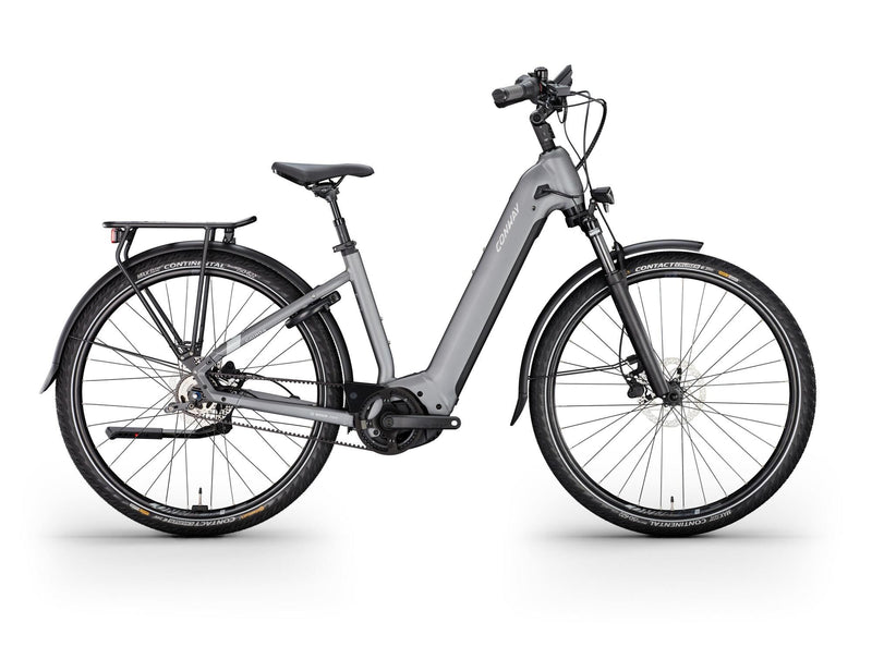 Load image into Gallery viewer, Conway elektrische trekkingfiets cairon t 4.5 (#1) ebike conw.cairon t 4.5 28 42 5sp grey
