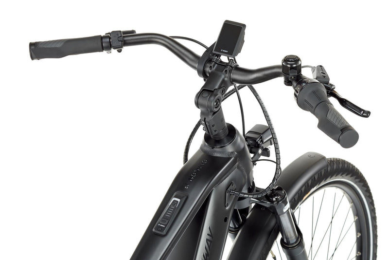 Load image into Gallery viewer, Conway elektrische trekkingfiets cairon t 4.5 (#1) ebike conw.cairon t 4.5 28 45 5sp black
