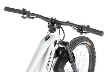 Conway elektrische mtb full-suspension ewme 2.0 (#1) ebike conw. ewme 2.0 se 29 47 10sp full sus. sil.