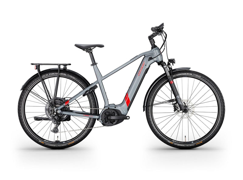 Load image into Gallery viewer, Conway elektrische trekkingfiets cairon t 2.0 625 se (#1) ebike conw. ciaron t 2.0 625 se 28 51 9sp sil. red
