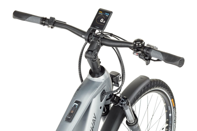 Load image into Gallery viewer, Conway elektrische trekkingfiets cairon t 3.0 750 se (#1) ebike conw. cairon t 3.0 750 se 28 45 9sp sil. bl.
