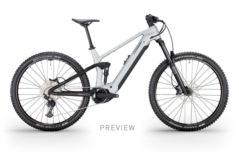 Load image into Gallery viewer, Conway elektrische mtb full-suspension xyron st 4.0 (#2) erad xyron st 4.0 men 29 l 12g alu raw black

