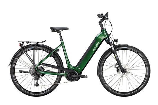 Victoria elektrische trekkingfiets tresalo 12 (#1) ebike vict. tresalo 12 28 48 9sp wave green