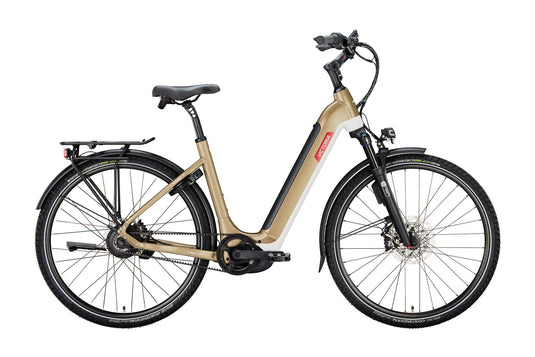 Victoria elektrische trekkingfiets manoc 7 (#1) ebike vict. manoc 7 28 58 env. wave grey