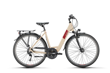 Victoria trekkingfiets treqana 2 mod. 24 bike vict.treqana 2 28 46 wave 24sp grey beige