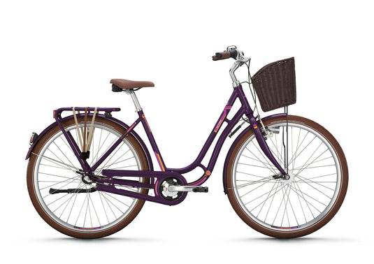 Victoria stadsfiets antiqa 5 mod. 24 bike vict.antiqa 5 28 45 nost.7sp dark violet