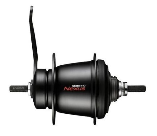 Shimano versnellingsnaaf 7 speed nexus 7 sg-c30017 met terugtraprem - 36 gaats - zilver