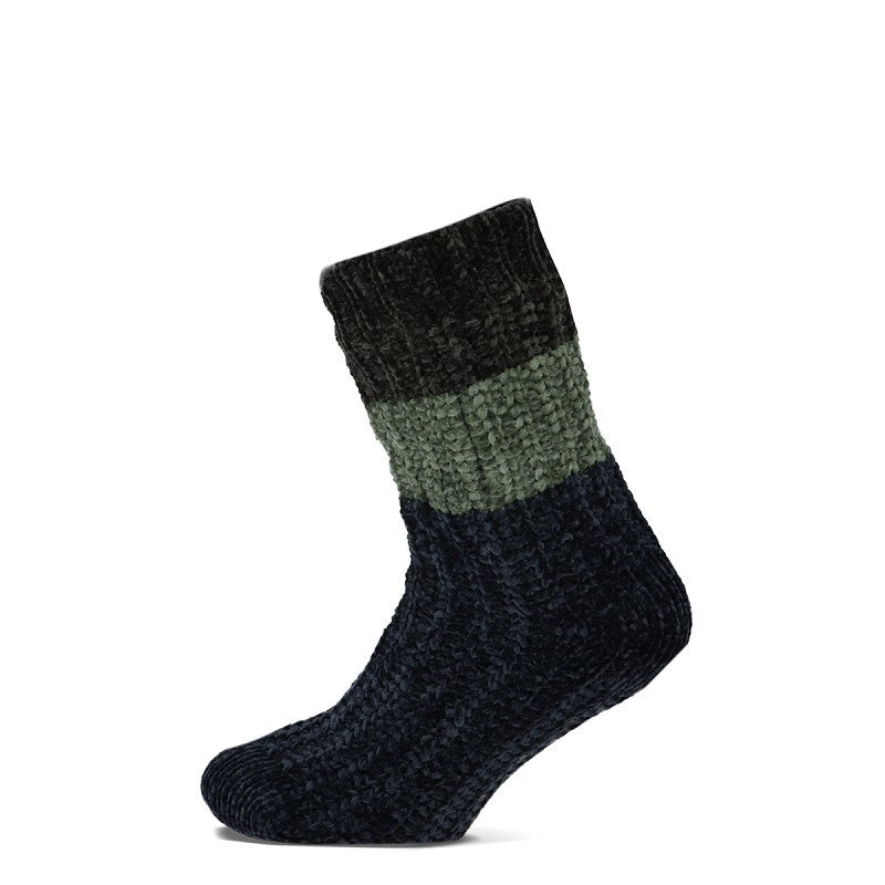 Load image into Gallery viewer, Producten homesocks basset chenille colourblock assortiment 30 paar
