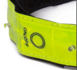 Load image into Gallery viewer, Led armband fluorgeel. incl batterijen
