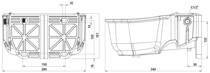 Load image into Gallery viewer, Abi vlotterdrinkbak kunststof float bowl s30 12 kunststof 5l
