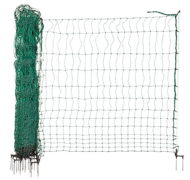 Ako producten kippennet maxi 122cm 25m dubbele pen groen wit