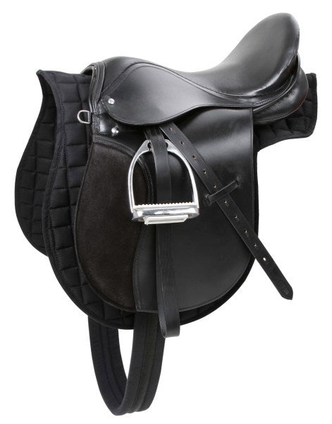 Load image into Gallery viewer, Producten zadelstartset pony 16 0 zwart
