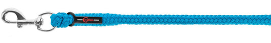 Voorbrenglijn met musketon hippo pe blauw
