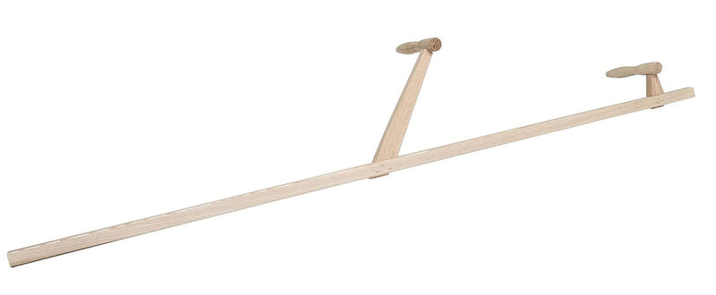 Afbeelding laden in galerijviewer, Mm eurotool producten zeisboom essenhout recht met handgrepen 150 cm
