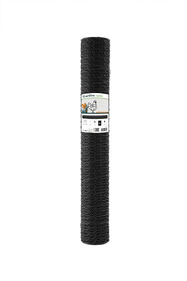 Giardino producten gaas zeskant zwart 1310 050m x 5m