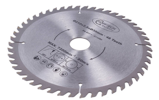 Producten cirkelzaagblad 210mm 48tds