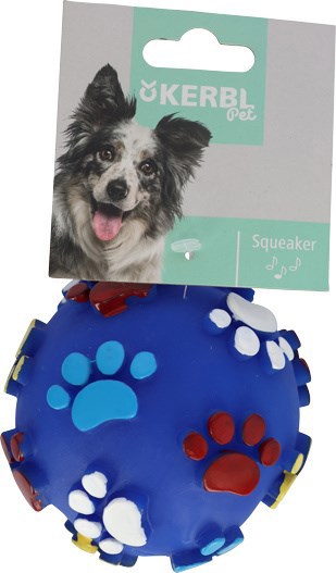Load image into Gallery viewer, Producten vinyl bal met pootafdruk 10 cm m pieper op kleur gesorteerd
