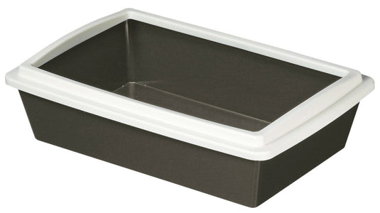 Kattenbak met rand 51x35x13cm op kleur gesorteerd