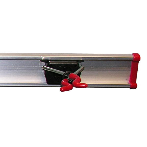 Load image into Gallery viewer, Producten bruns gereedschaprail aluminium 100cm
