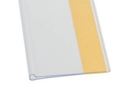 Afbeelding laden in galerijviewer, Producten prijsstrip 988 x 38mm plakmodel transparant

