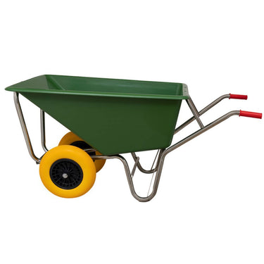 Mm producten kruiwagen 160liter poly verz onderstel ged 2 nml wiel