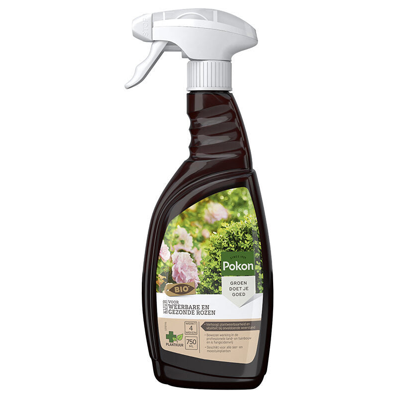 Load image into Gallery viewer, Pokon bio kuur voor weerbare en gezonde rozen spray 750ml

