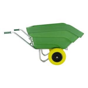 Fort producten kiep kruiwagen f s 300l groen 2 nml wiel