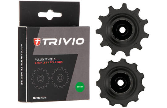 Afbeelding laden in galerijviewer, Trivio - derailleurwieltjes 11 11t stainless lagers
