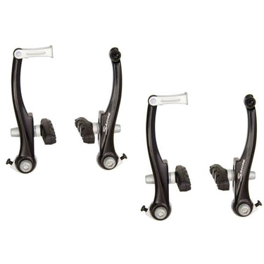 Saccon v-brake set voor en achter aluminium - zwart