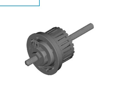 Shimano naafdynamo binnenwerk dh-c6000-2r