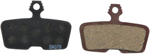 Sram schijfremblokken disc br.pad avid f.code organic,20 pairs