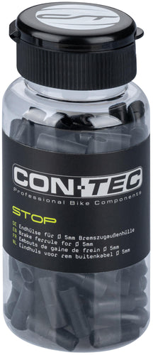 Contec eindhuls stop ct cable cover stop pushfit box 150 pcs black